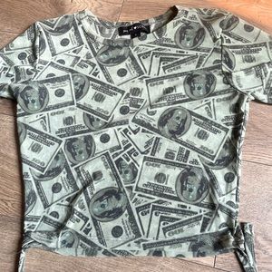 Money shirt/crop top